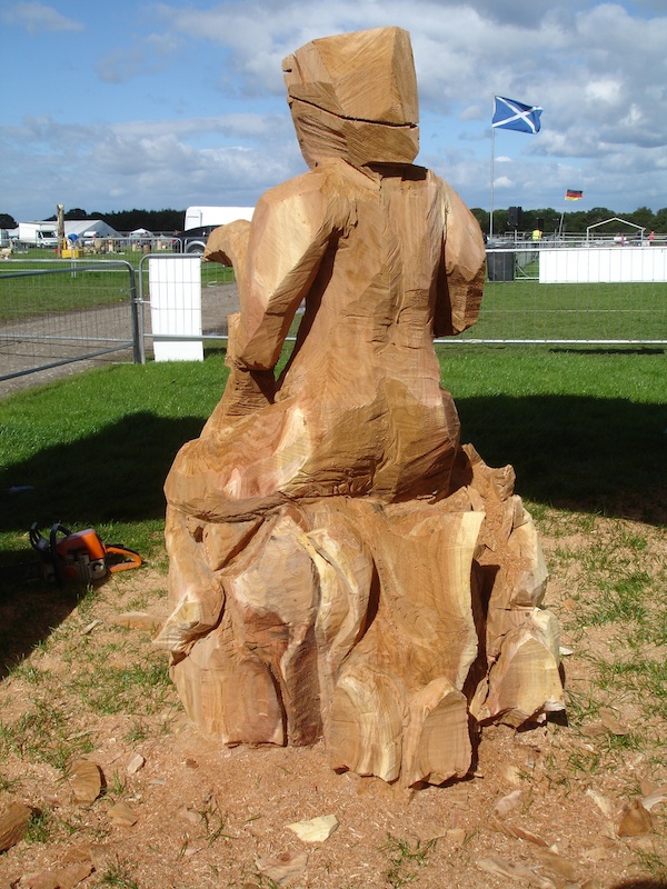 Denius Parson Chainsaw Sculpture, Commissions By Design, chainsaw