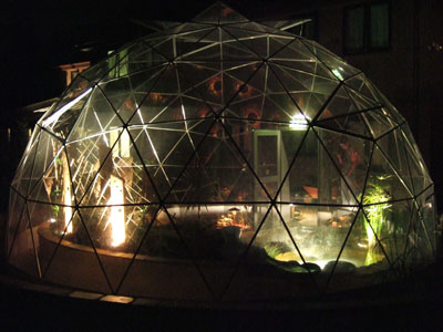 Solar Dome at night