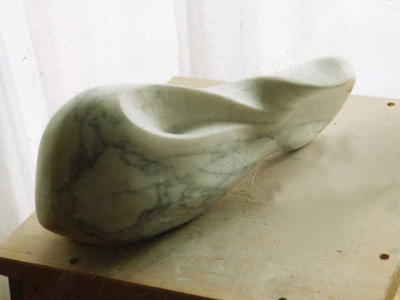 Marble from Carrar Italy, 50cm by 20cm, '98