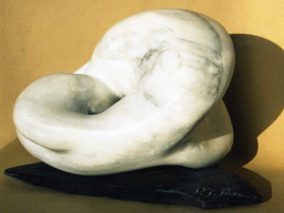 Carrara marble, 40cm x 35cm, '98