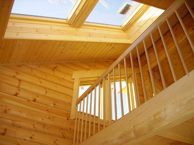 Sky light & bedroom balcony, Swansea '07